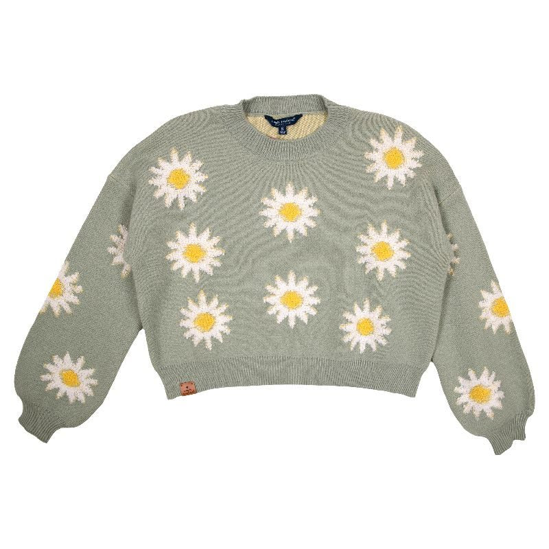 Daisy Crop Sweater