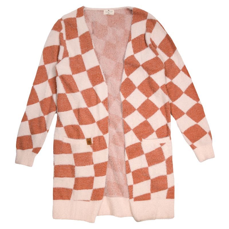 Fuzzy Cardi Tan Checkers