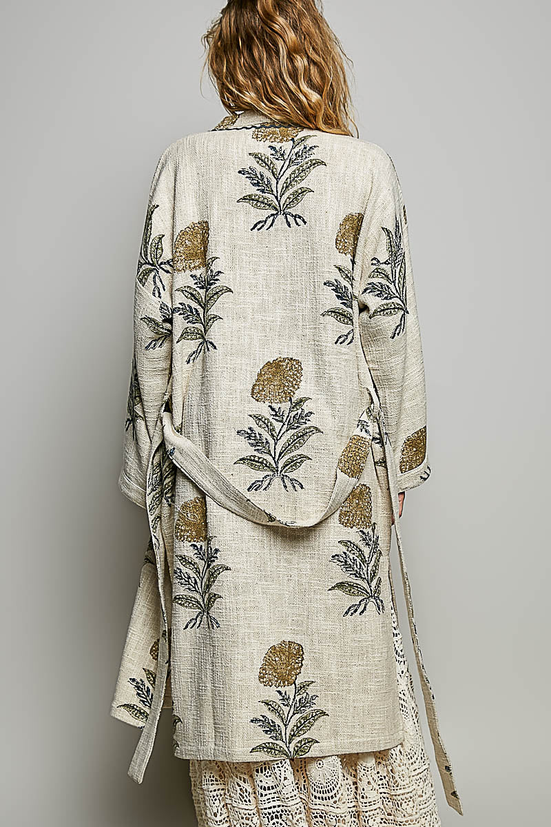 woven kimono
