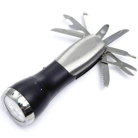 10 FUNCTION FLASHLIGHT SURVIVAL TOOL