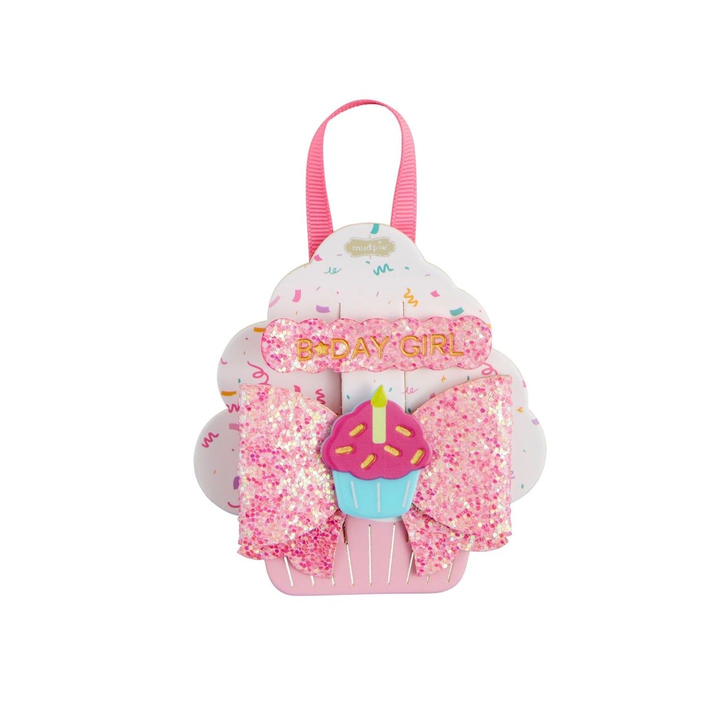 CUPCAKE BIRTHDAY HAIR CLIP