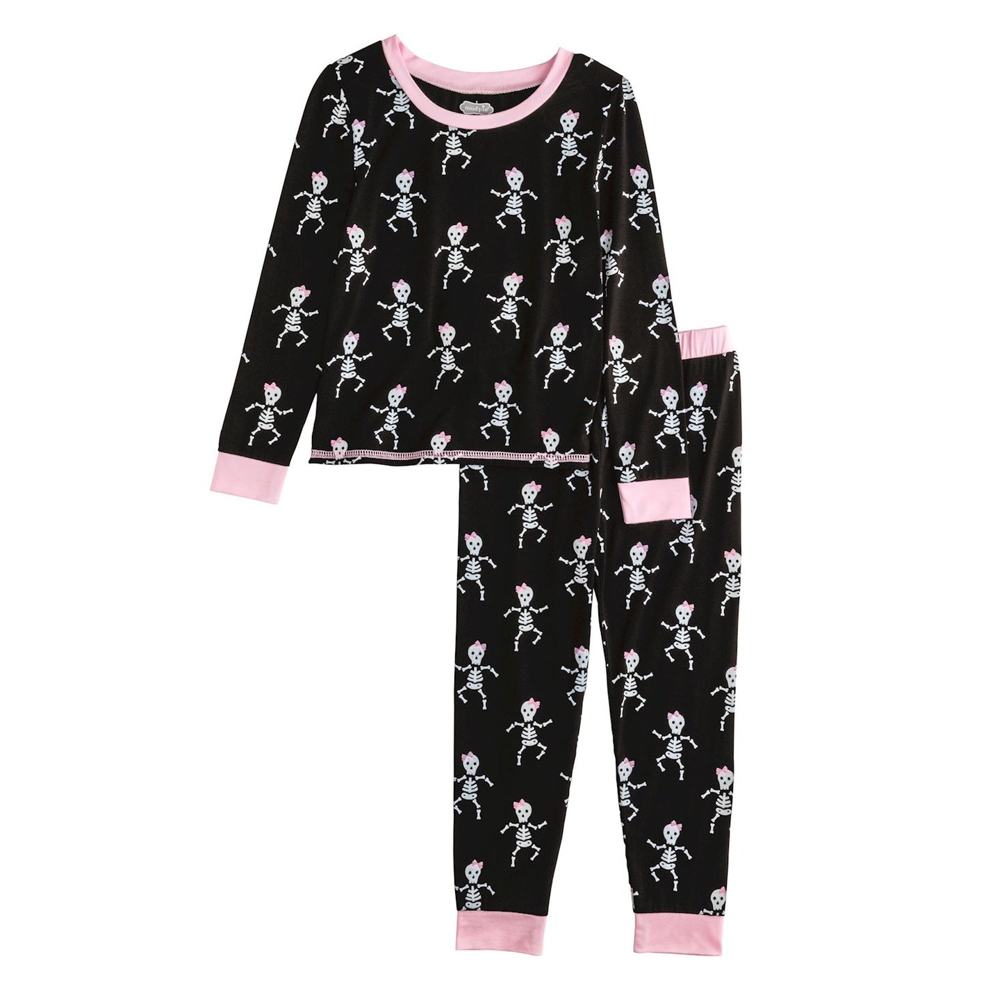 GIRL SKELLY GLOW PJS