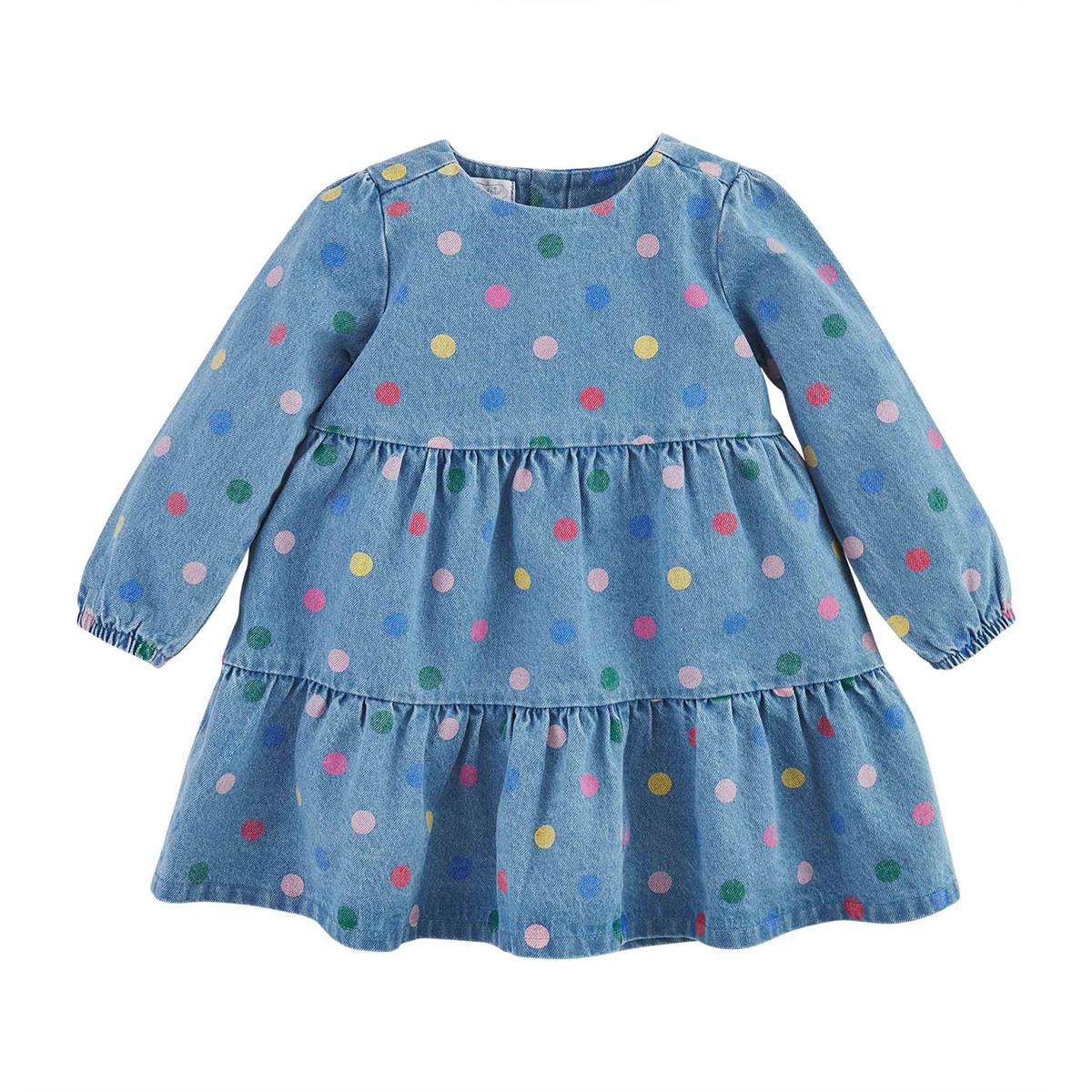 Chambray Dot Dress