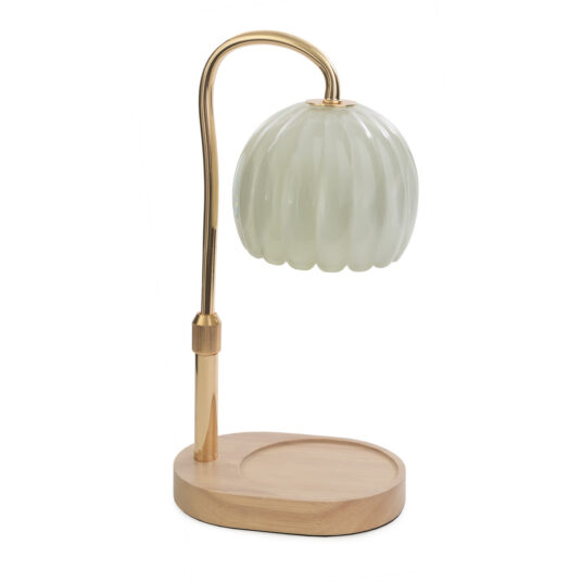 CANDLE WARMER LAMP MILK GLASS