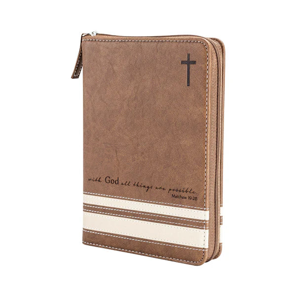 BROWN ZIPPER JOURNAL