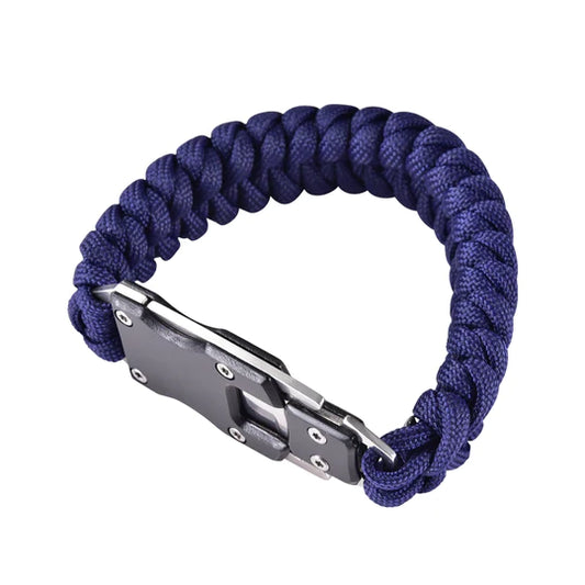 Para Cord Survival Bracelet Blue