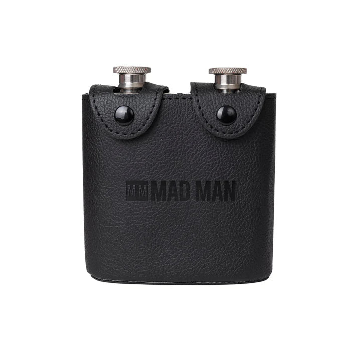 MAKE IT A DOUBLE HIP FLASK- BLACK