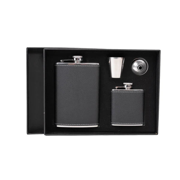 TWO FOR THE ROAD FLASK SET
