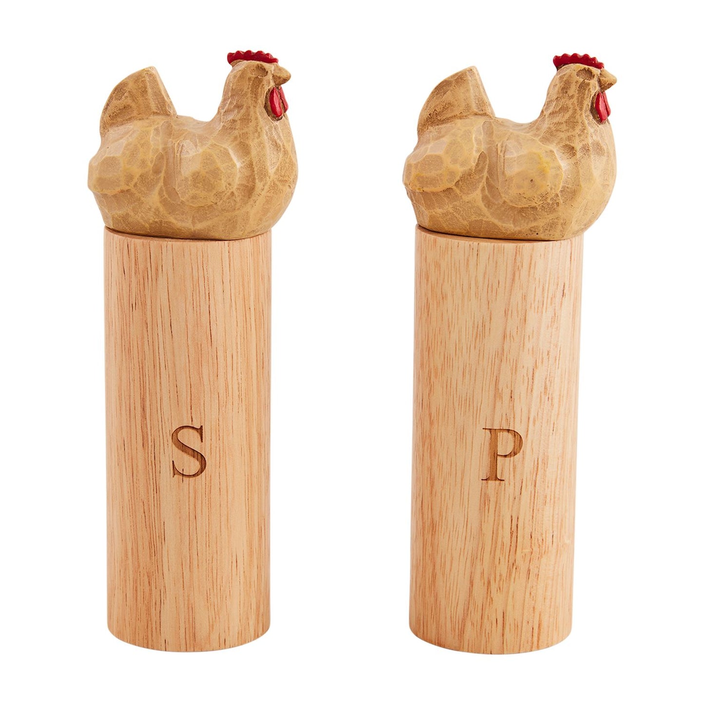 CHICKEN SALT AND PEPPER GRINDERS (SET)