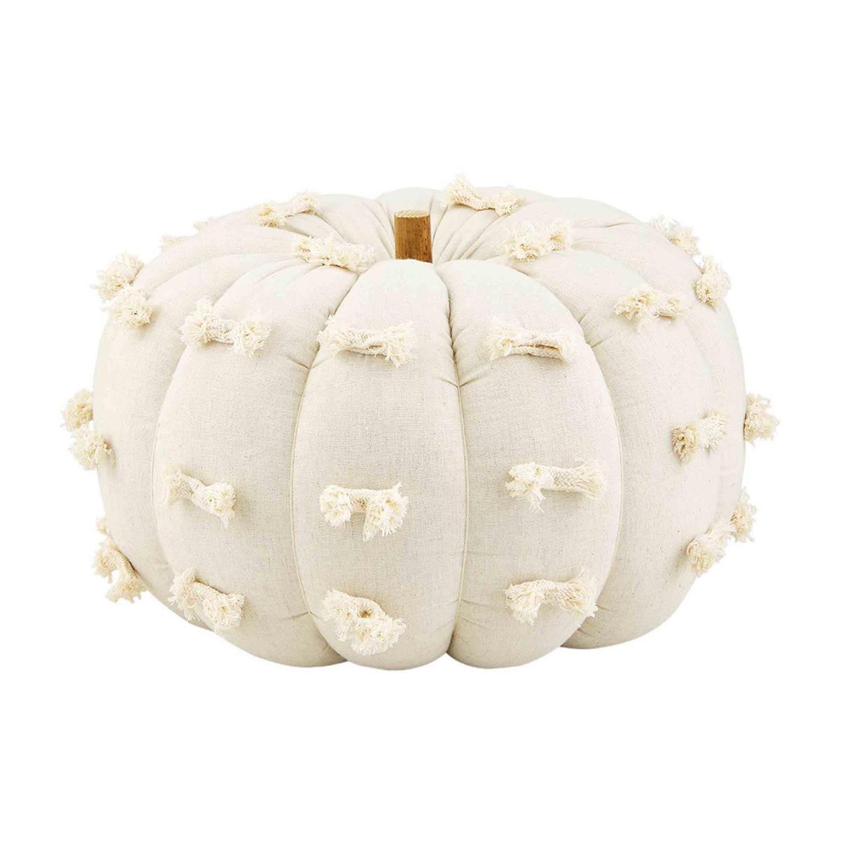 Fabric Pumpkin Sitter- Large Dot