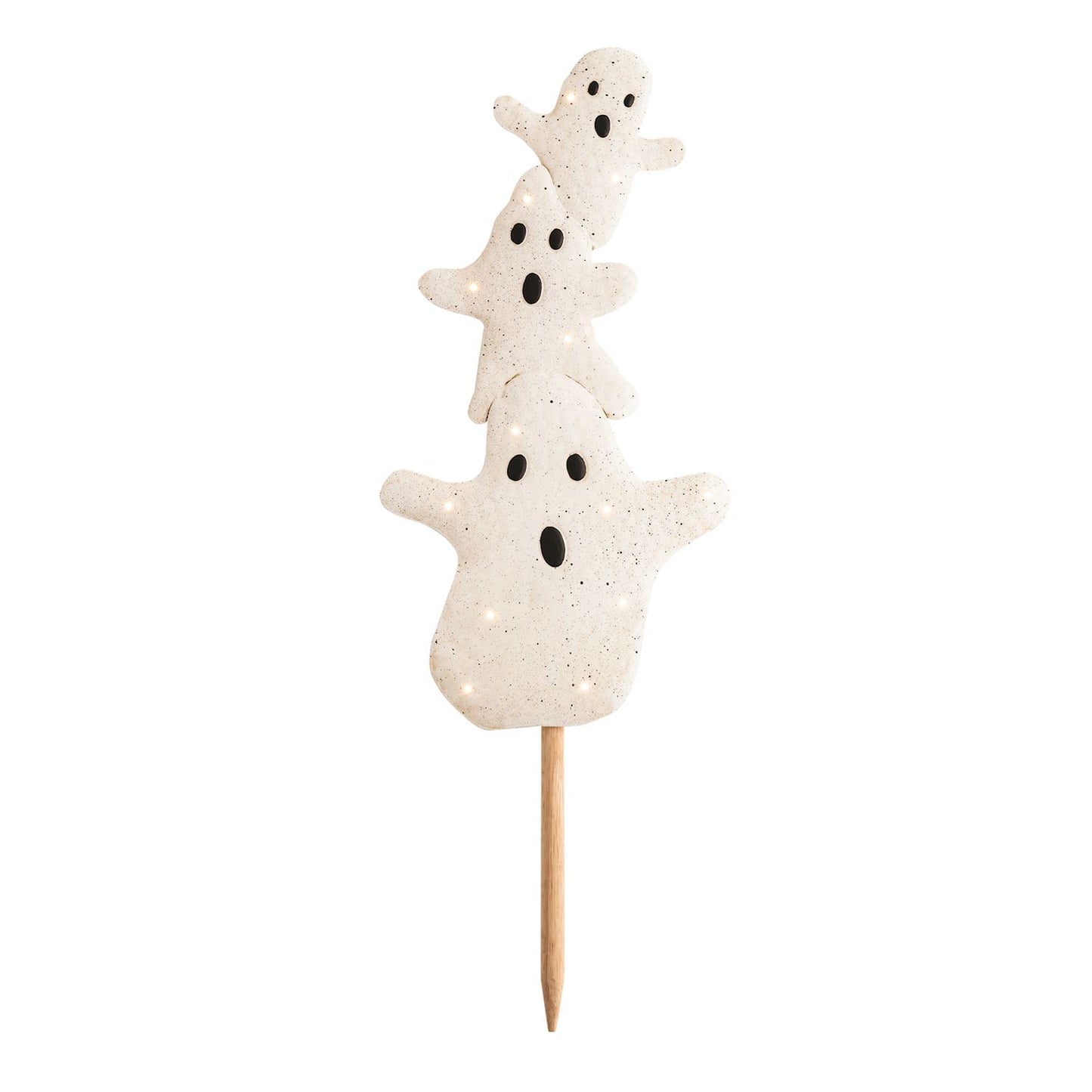 GHOSTS LIGHT UP YARD STAKE