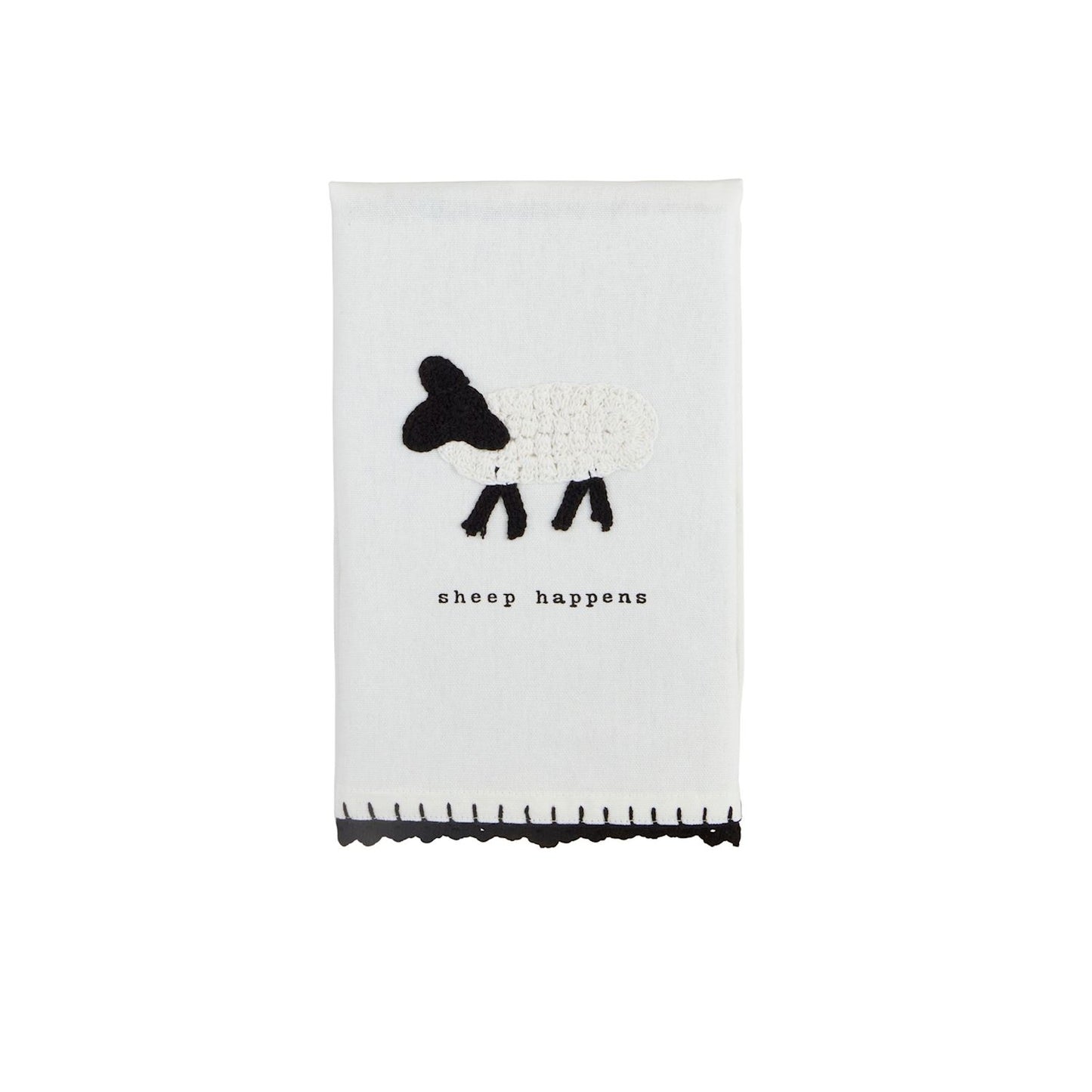 SHEEP FARM CROCHET TOWEL