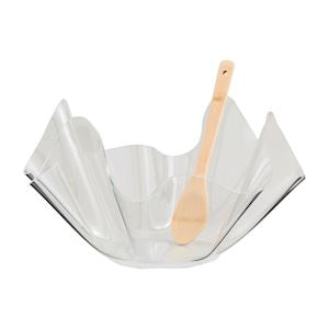 ACRYLIC RUFFLE BOWL SET