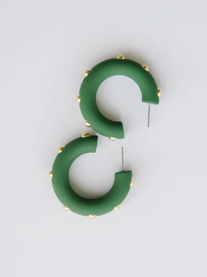 Candace Earrings Forest Medium