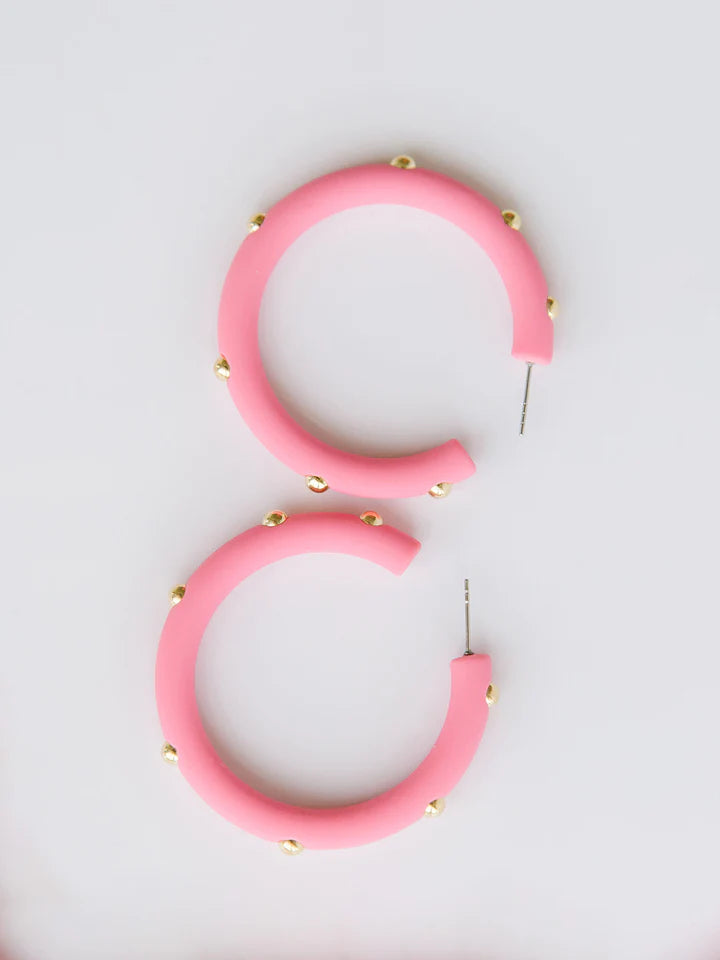 Candace Earring Light Pink Large