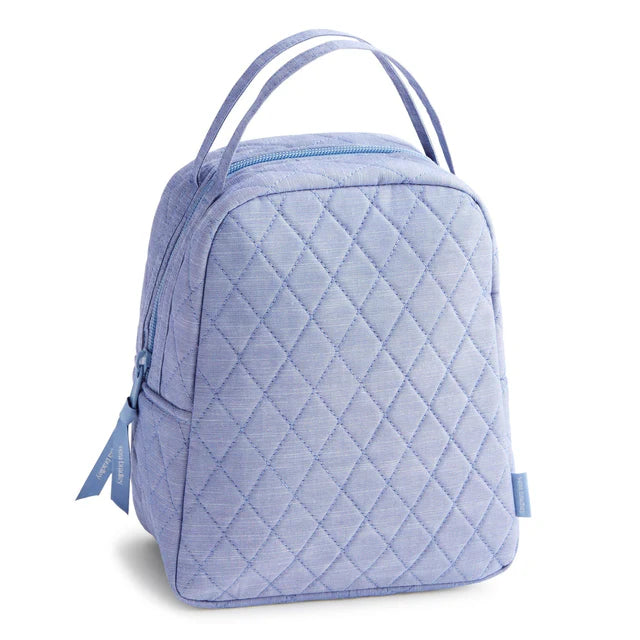 LUNCH BAG: BLUE CHAMBRAY