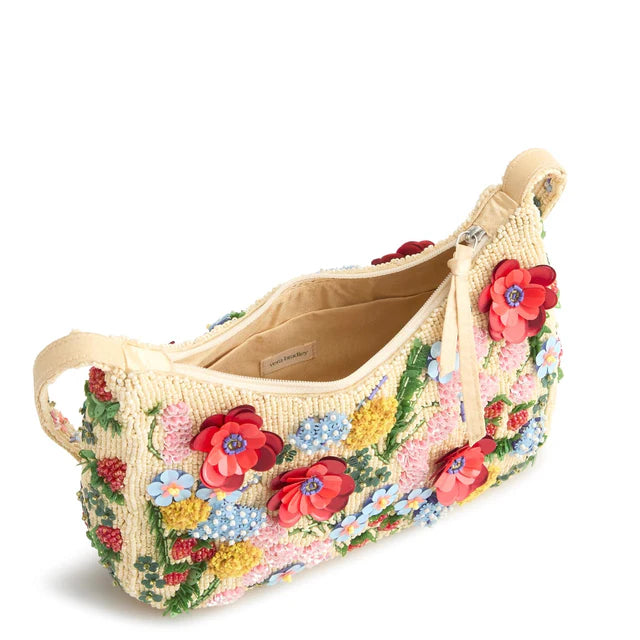MINI ROXBURY CRESCENT SHOULDER BAG: ALL THE PRETTY WILDFLOWERS