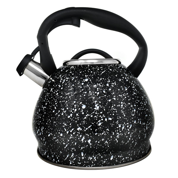 Stainless Steel Black Whistling Tea Kettle