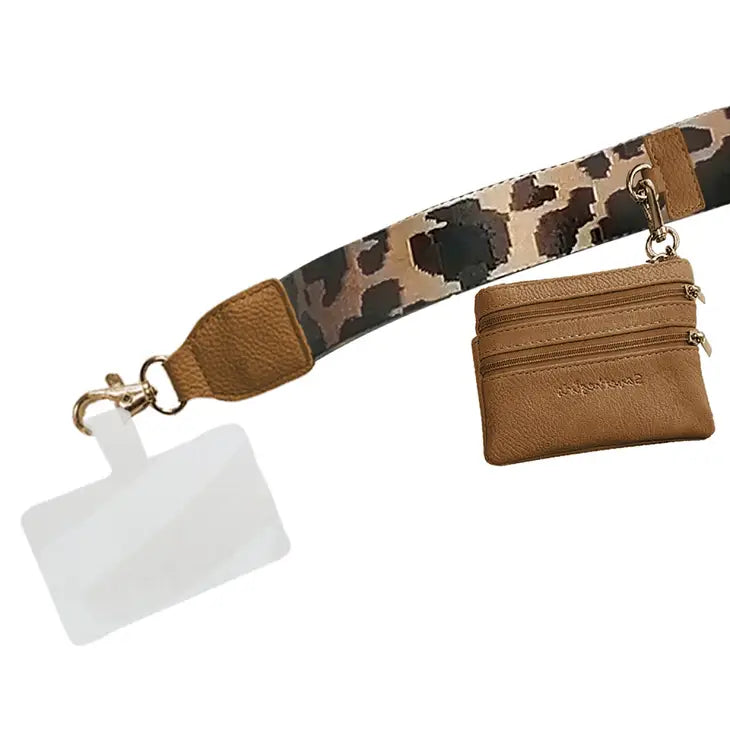 Clip and Go Strap with Pouch Leopard