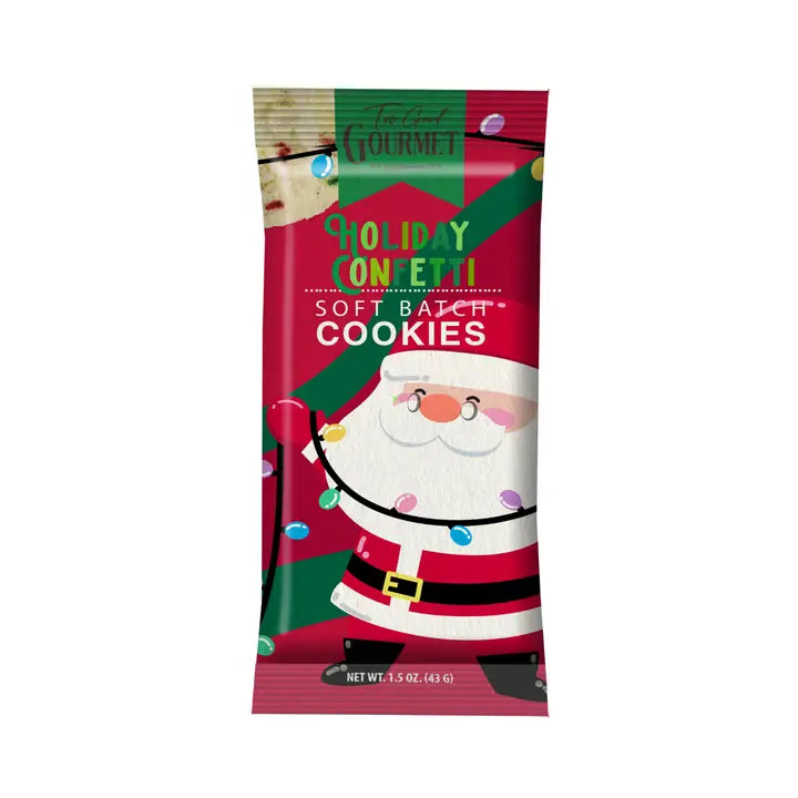 SANTA CONFETTI COOKIES 2PK