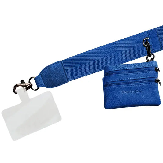 Clip and Go Strap with Pouch Royal Blue