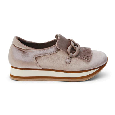 Bess Velvet Platform Loafer