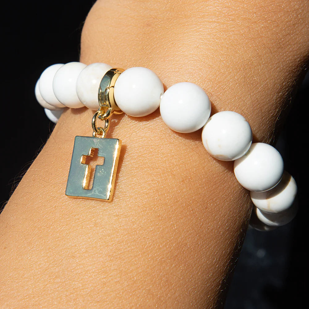 HOLLOW CROSS CHARM