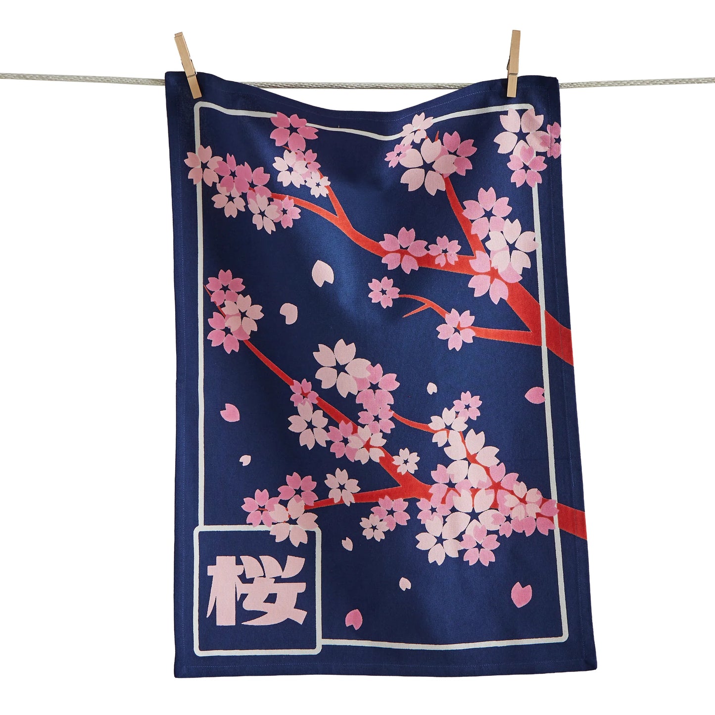 CHERRY BLOSSOM DISHTOWEL