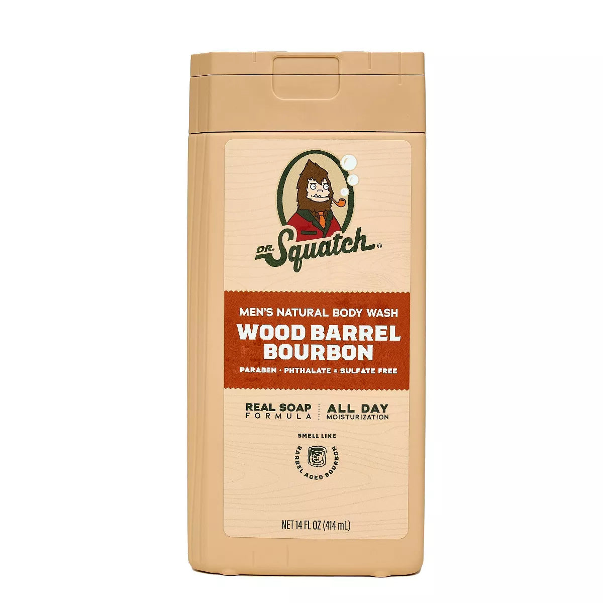 WOOD BARREL BOURBON BODY WASH