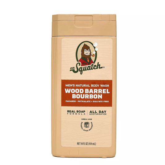 WOOD BARREL BOURBON BODY WASH