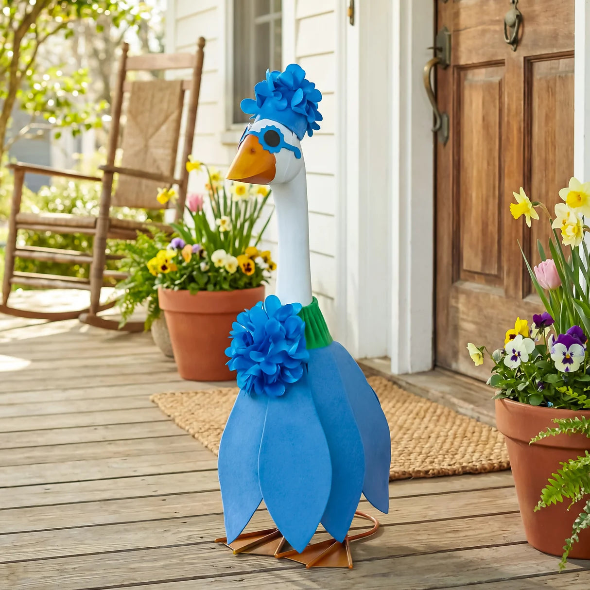 GOOSE OUTFIT BLUE HYDRANGEA