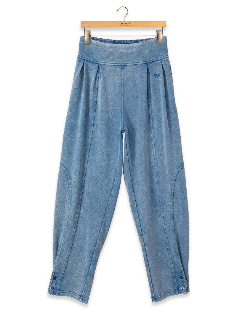 MINERAL WASH BALLOON PANT
