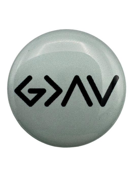 PRAYER TAG STICKER MINT/GOD IS GREATER