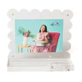 SCALLOPED ACRYLIC FRAME