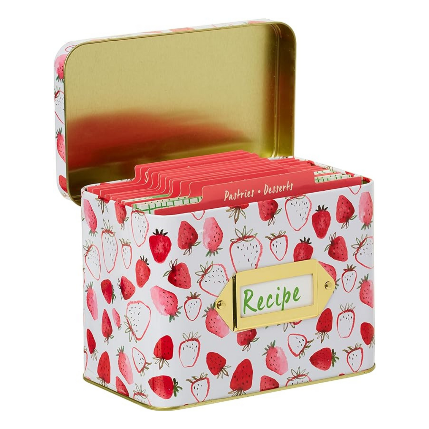 STRAWBERRY RECIPE TIN