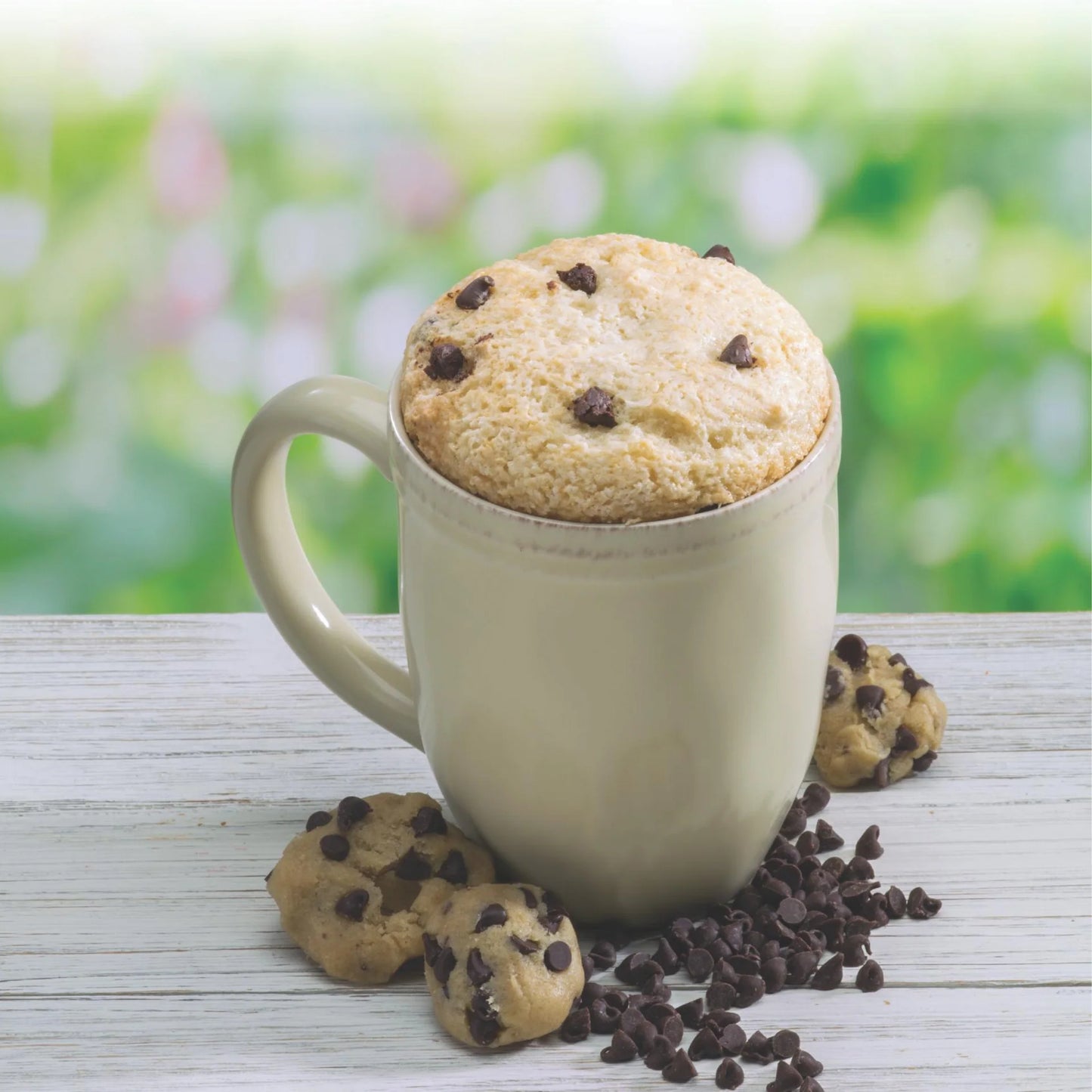 Chocolate Chip Cookie Dough Mug Cake