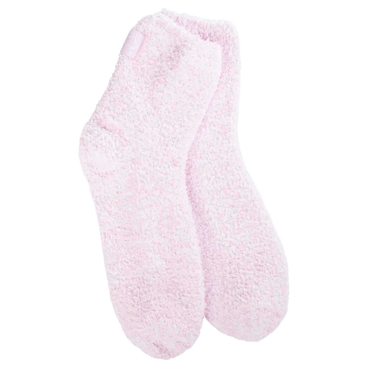 Cozy Quarter w/ Grippers- ORCHID PINK
