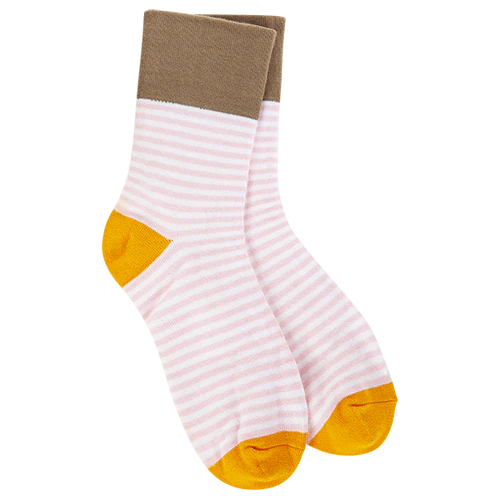 ROSE STRIPE SOCKS
