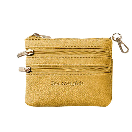 Zippered Pouch- Yellow