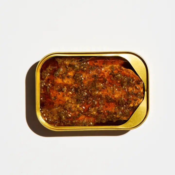 SMOKED RAINBOW TROUT W/RED CHIMICHURRI