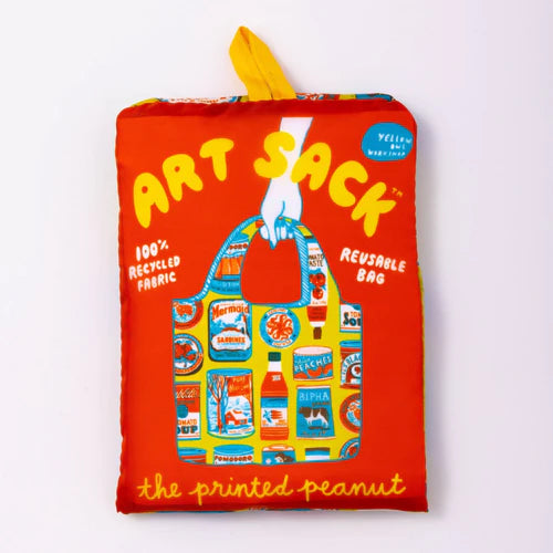 ART SACK PRINTED PEANUTS TINS