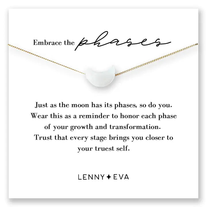INTENTIONS MOON NECKLACE