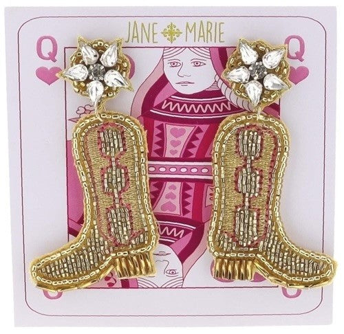 Cowgirl Boot Earrings