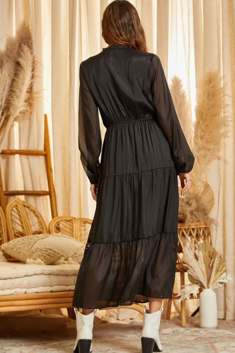 Embroidered Maxi Dress