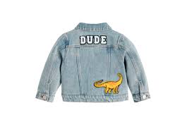 BOY DENIM PATCH JACKET