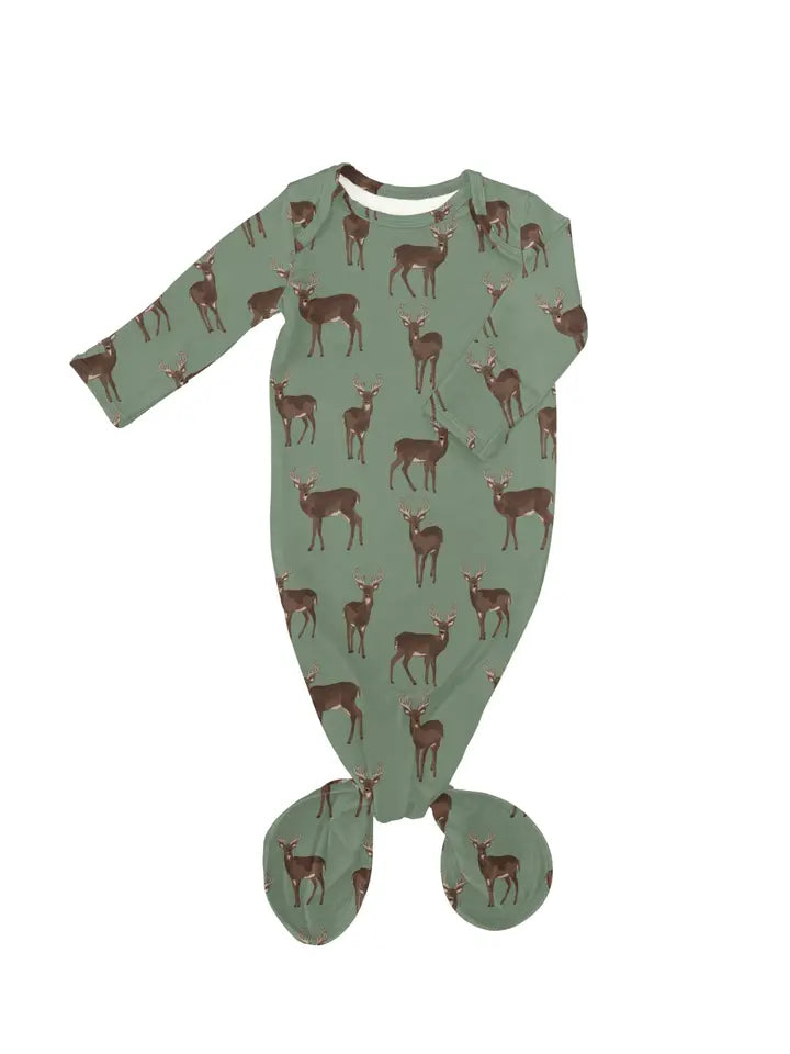 DEER KNOTTED GOWN