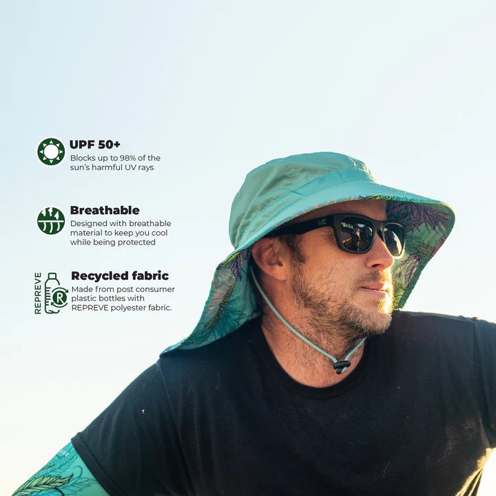 Sun Hat- Sea Weed