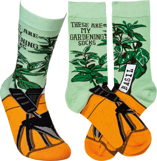THESE ARE MY GARDENING SOCKS