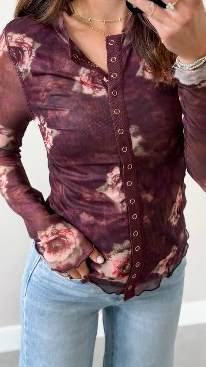 FLORAL TOP
