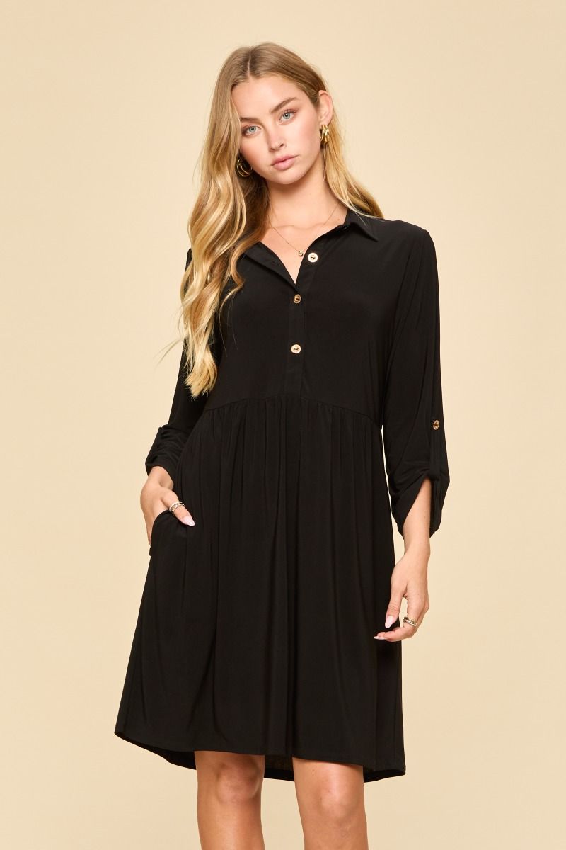 INSPIRE DRESS- BLACK